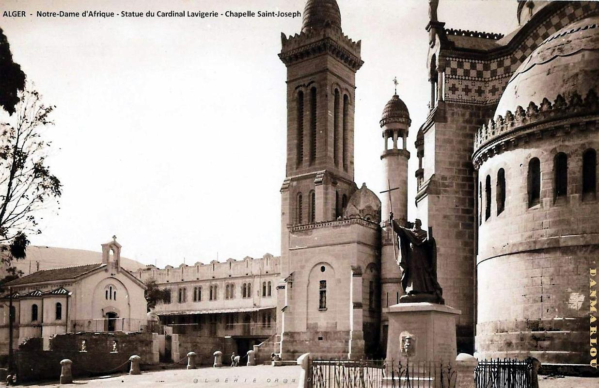 Alger - N.D. d'Afrique - Statue Cardinal Lavigerie - Chapelle Saint-Joseph.jpg